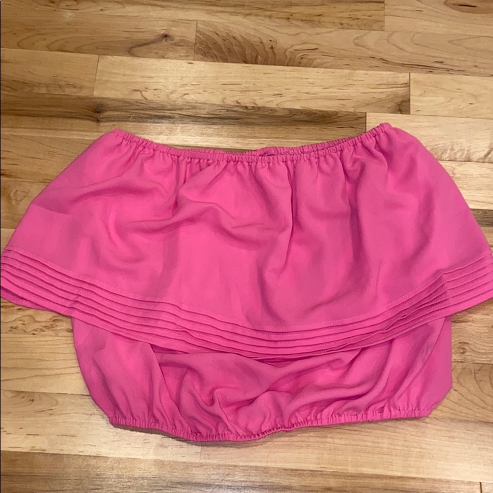 Do&be pink strapless top